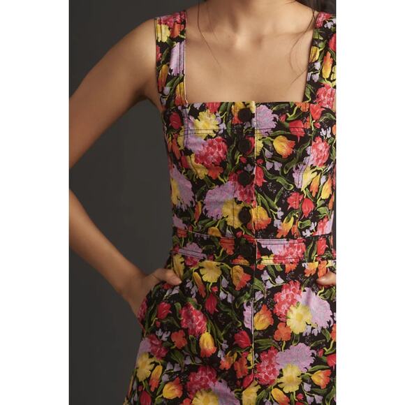 Anthropologie MAEVE The Yukiko Noritake Portside Button-Front Romper 10 NWT $168 - Picture 3 of 6